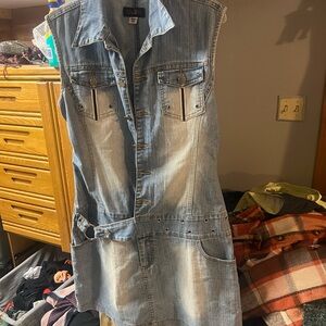 Denim Sleeveless Dress